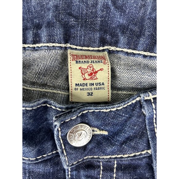 True Religion Becky Boot Cut Jeans Womens Size 32 Western Rodeo School Denim USA - Picture 3 of 14